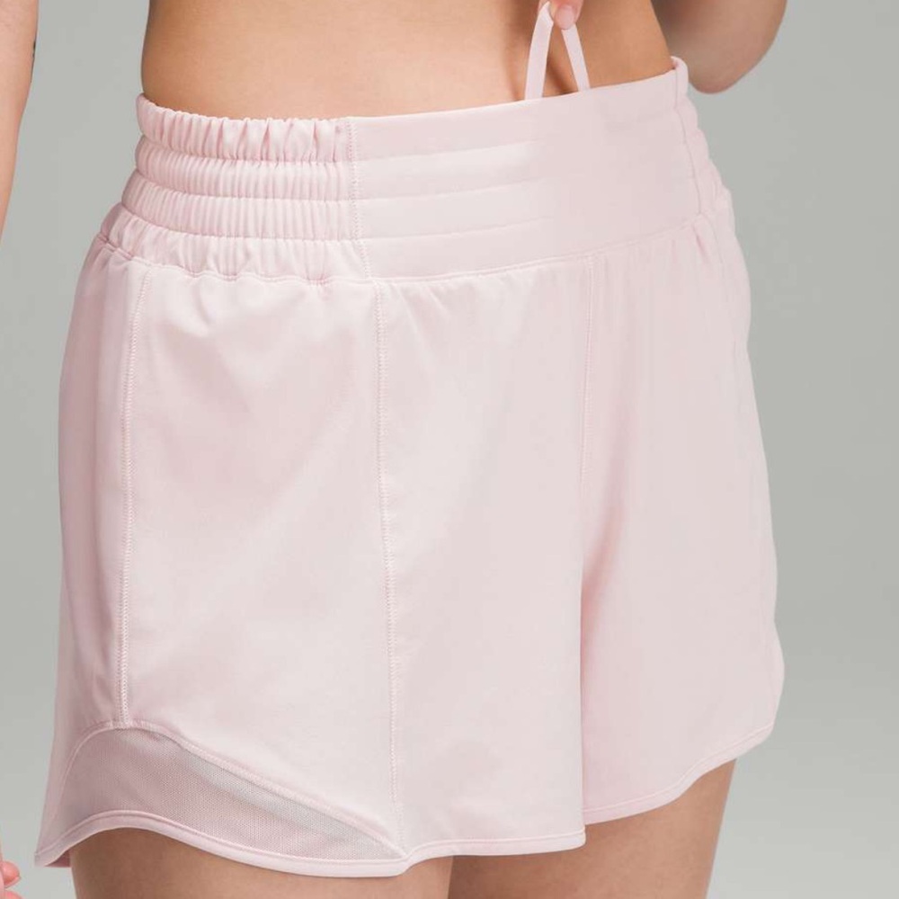 Lululemon speed up high rise shorts 4” flush pink